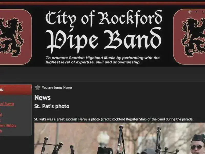 city of rockford pipe band