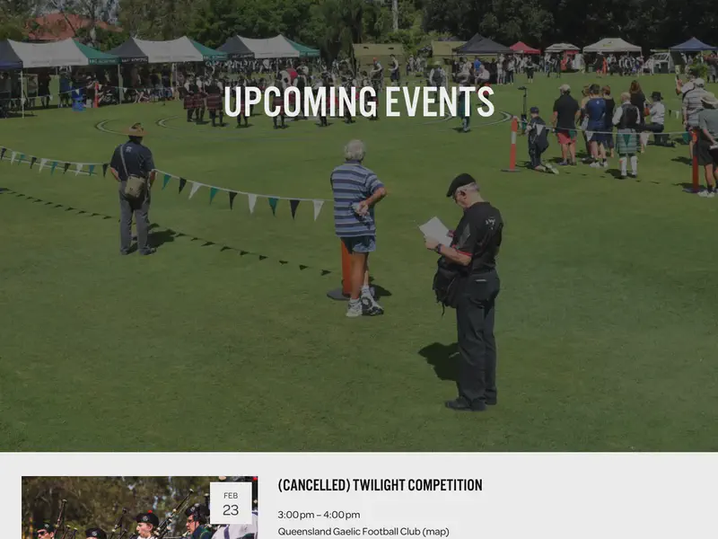 Queensland Pipe Band Championship / Queensland Scottish Festival
