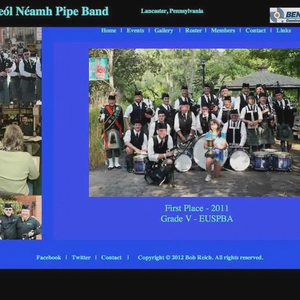 ceol neamh pipe band