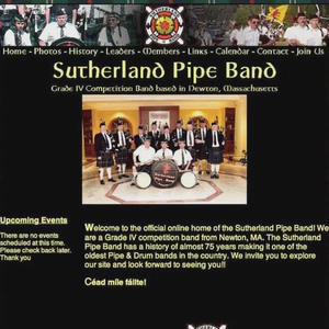 sutherland pipe band