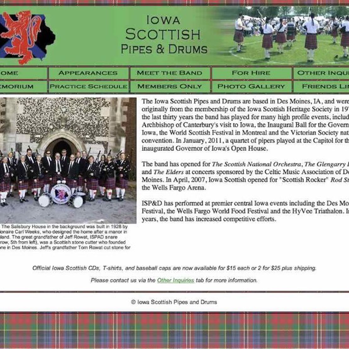 iowa scottish pipes and drums
