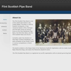 flint scottish pipe band