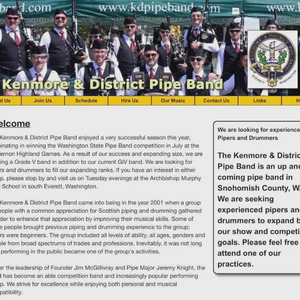 kenmore and district pipe band