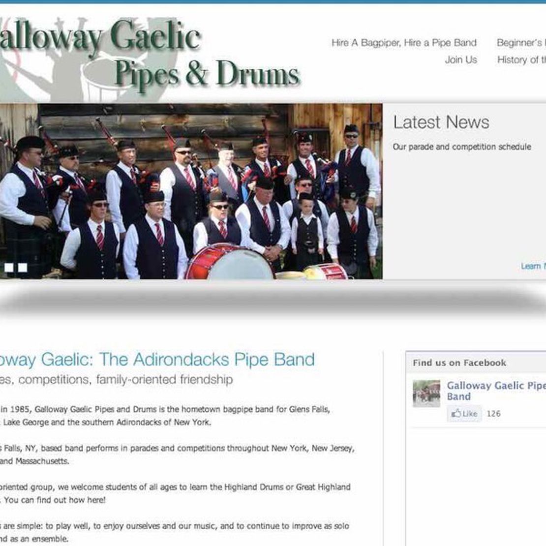 galloway gaelic pipes and drums
