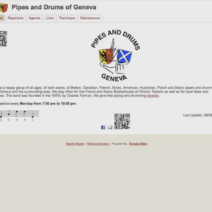 pipes and drums of geneva