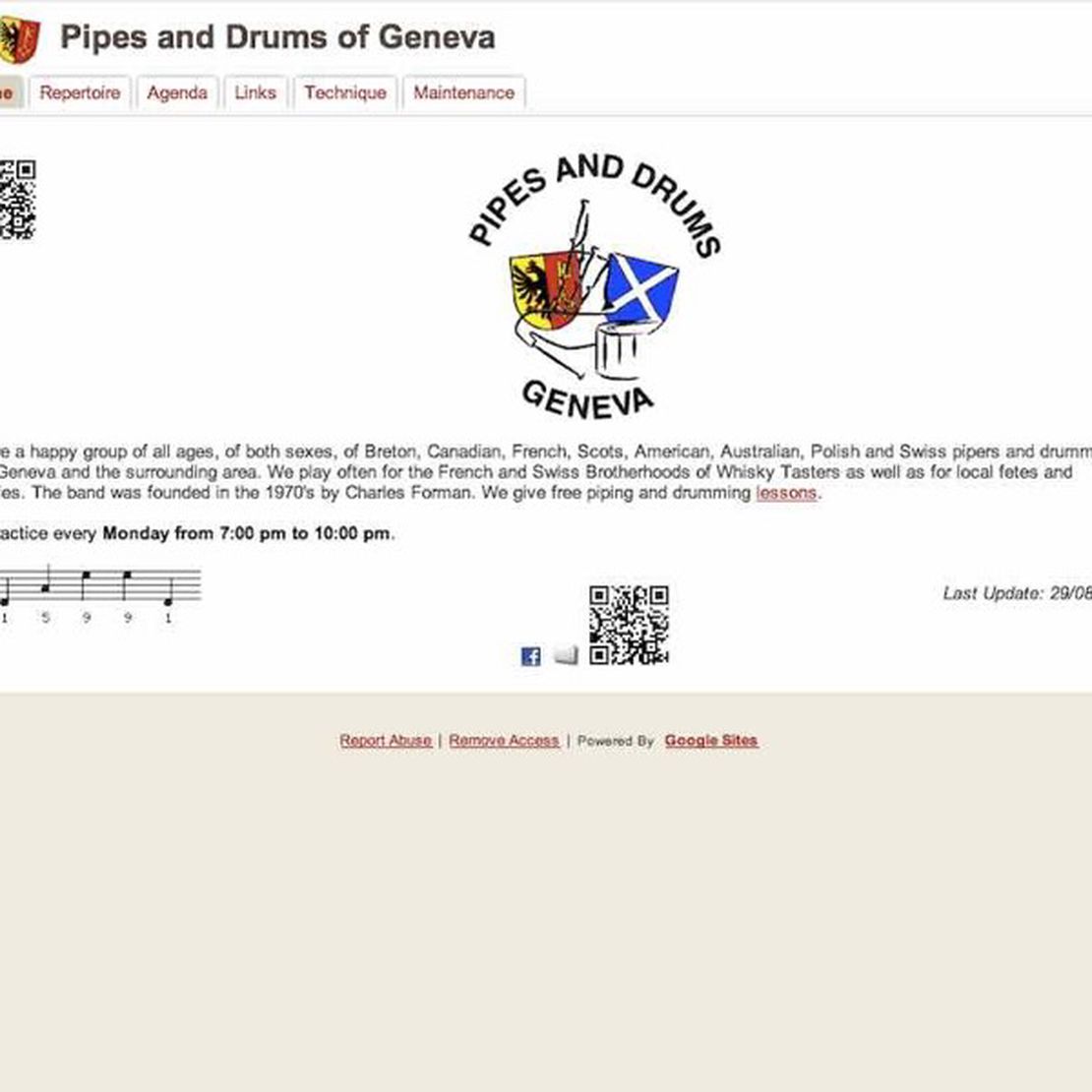 pipes and drums of geneva