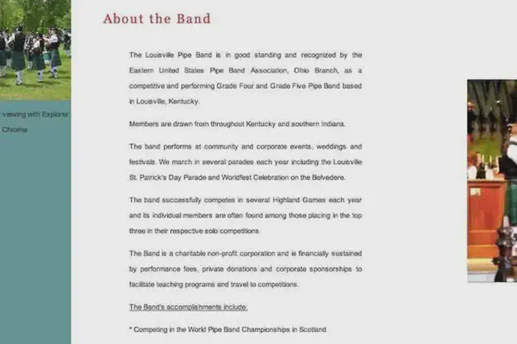 louisville pipe band