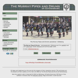 the murray pipes & drums of gothenburg