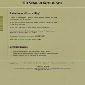 New Hampshire School of Scottish Arts