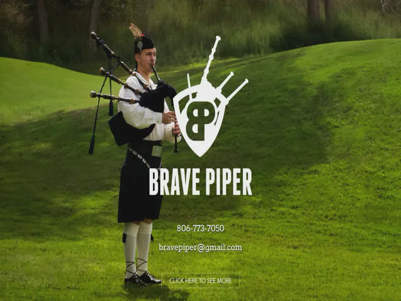 Website preview for www.bravepiper.com