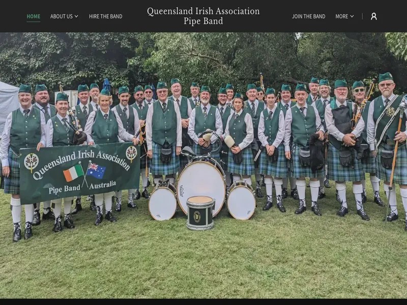 Website preview for www.qldirish.com